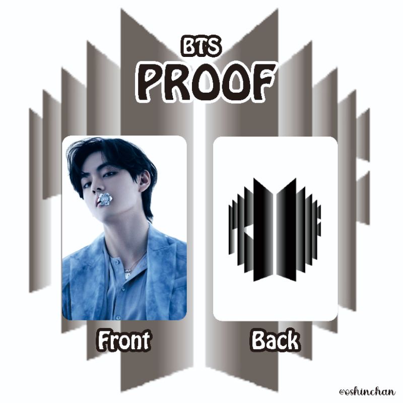 [isi 14pcs] BTS proof photocard premium 2 sisi kpop