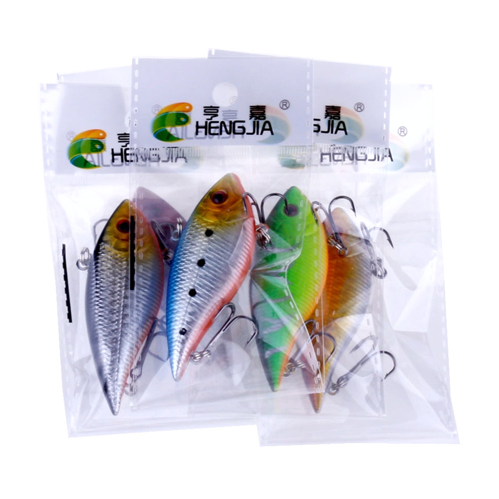 Hengjia 1pc Umpan Pancing Hardlure Vibe 7cm / 10.5g Untuk Memancing Ikan Bass