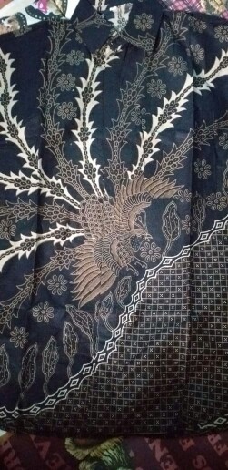 Kemeja Batik Pria Lengan Panjang  M L Xl Xxl  Bswart Batik Hrb026 Kenongo