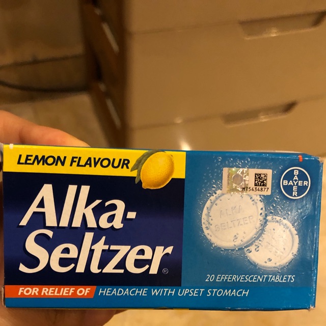 

Alka seltzer