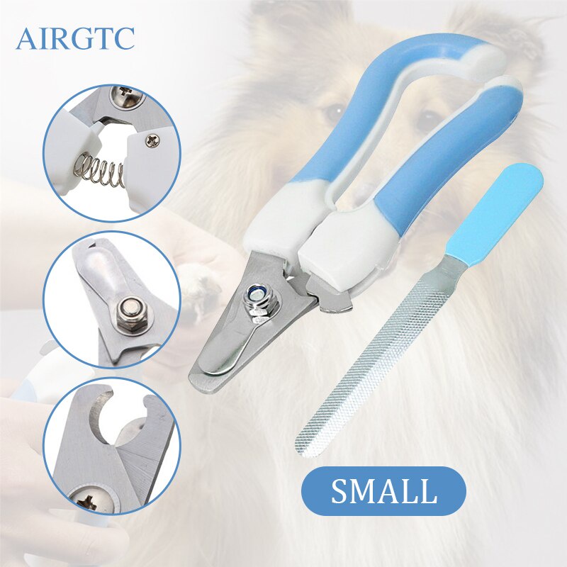 Gunting Kuku Untuk hewan Peliharaan Kucing Anjing Kelinci Bahan Stainless Steel