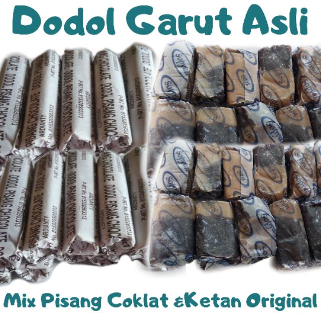

Dodol Garut 500 gr Mix Pisang Coklat dan Original Cemilan Manis Camilan Khas Unik Asli Oleh Oleh