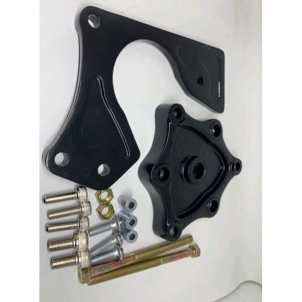 ADAPTOR CAKRAM RUBAHAN AEROX 155 BREKET  CAKRAM BELAKANG PLUS ADAPTOR AEROX