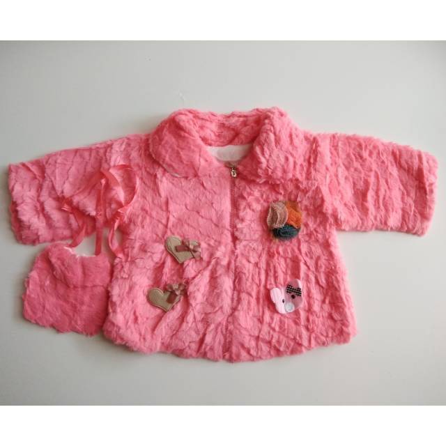 Jaket Anak Perempuan Import / Jaket Bulu Anak Perempuan / Jaket Anak Cewek