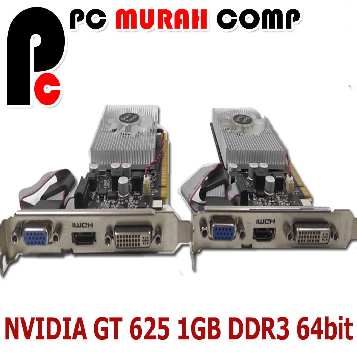 VGA NVIDIA 1GB DDR3 64BIT MEREK CAMPUR