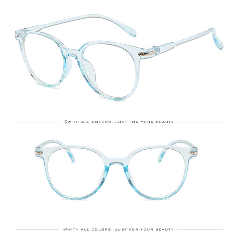 Blue Light Blocking Filter Glasses Anti Eyestrain Decorative Computer Eyeglasses COD