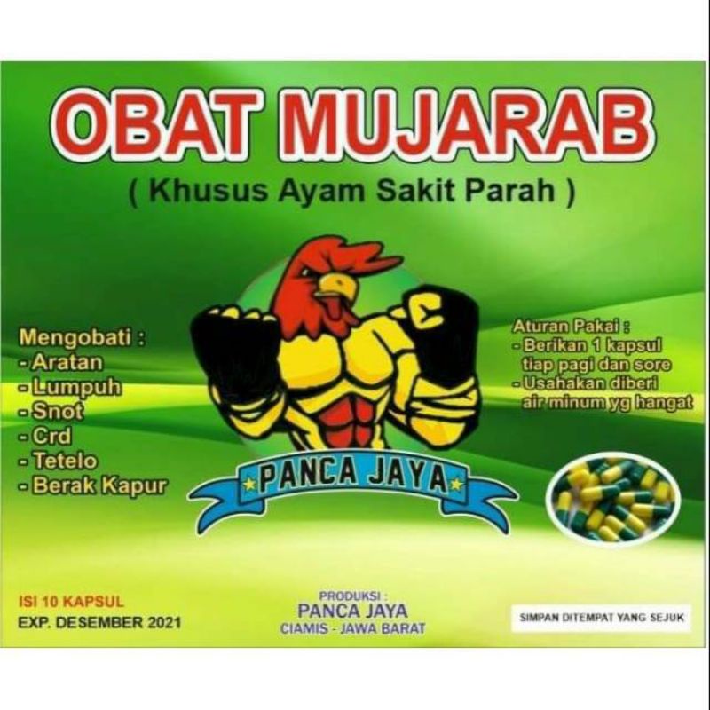 OBAT MUJARAB KHUSUS AYAM SAKIT PARAH PANCA JAYA