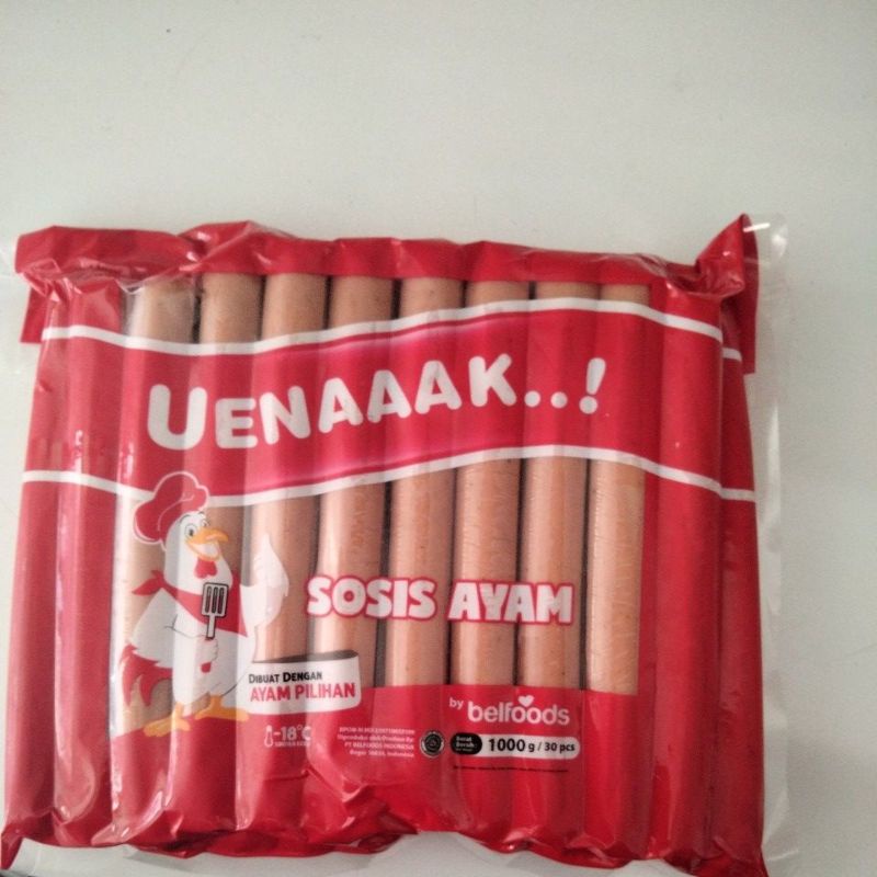 Jual Sosis Uenaak Belfoods 1 Kg Shopee Indonesia