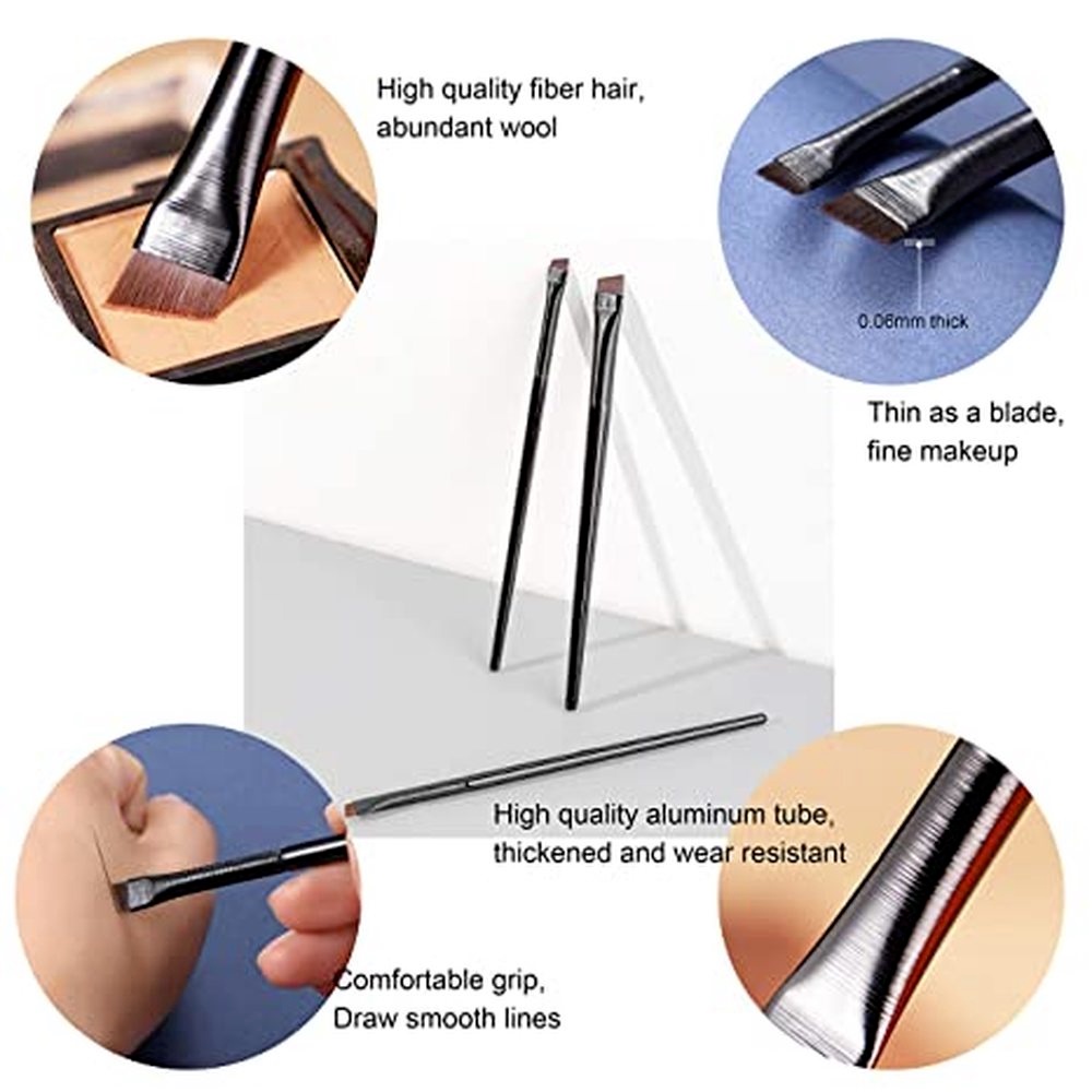 Ultra-Thin Precision Firming Knife-Edge Fine Eyeliner Brush Eyebrow Brush