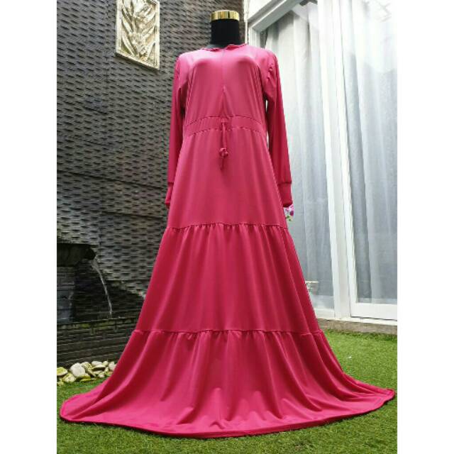 Gamis Jersey Susun/ Basic Gamis