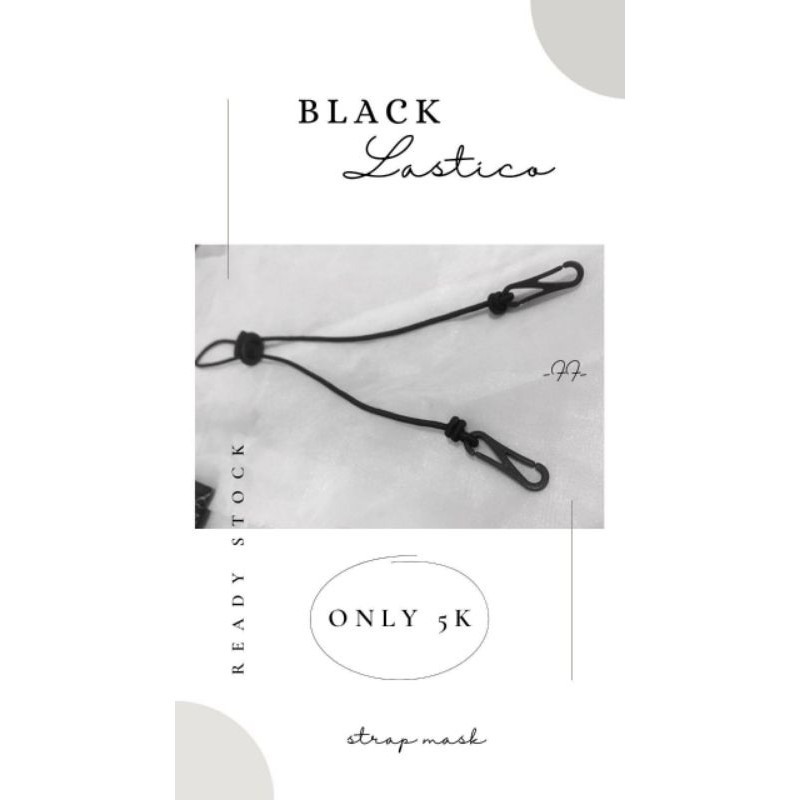 strap mask, gantungan masker, pengait masker, tali masker, konektor hijab masker. MURAH