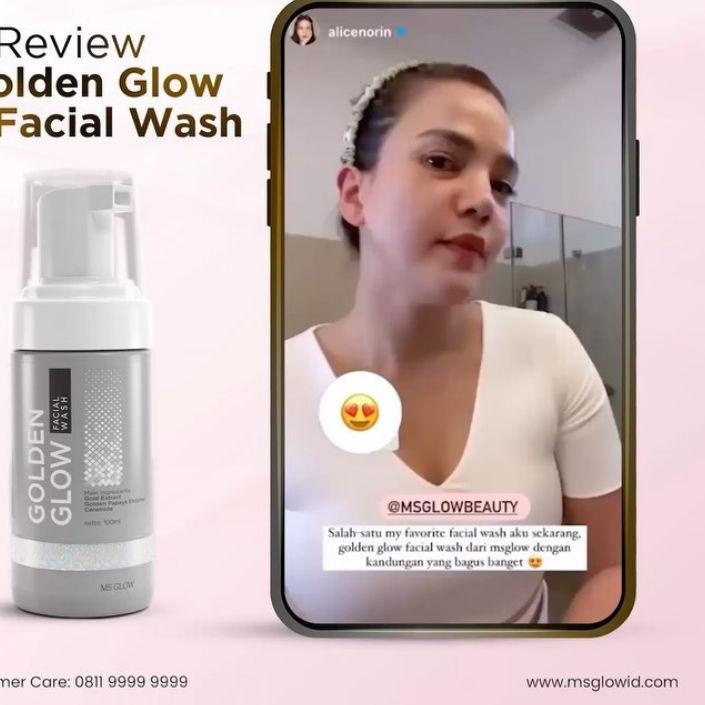 Golden Glow Facial Wash MS Glow / Facial Wash Golden Glow / Facial Wash Ms glow