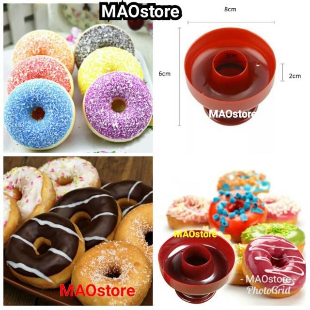 

MAOSTORE CETAKAN DONAT DOUGHNUT CUTTER DONAT HIGH QUALITY IMPORT