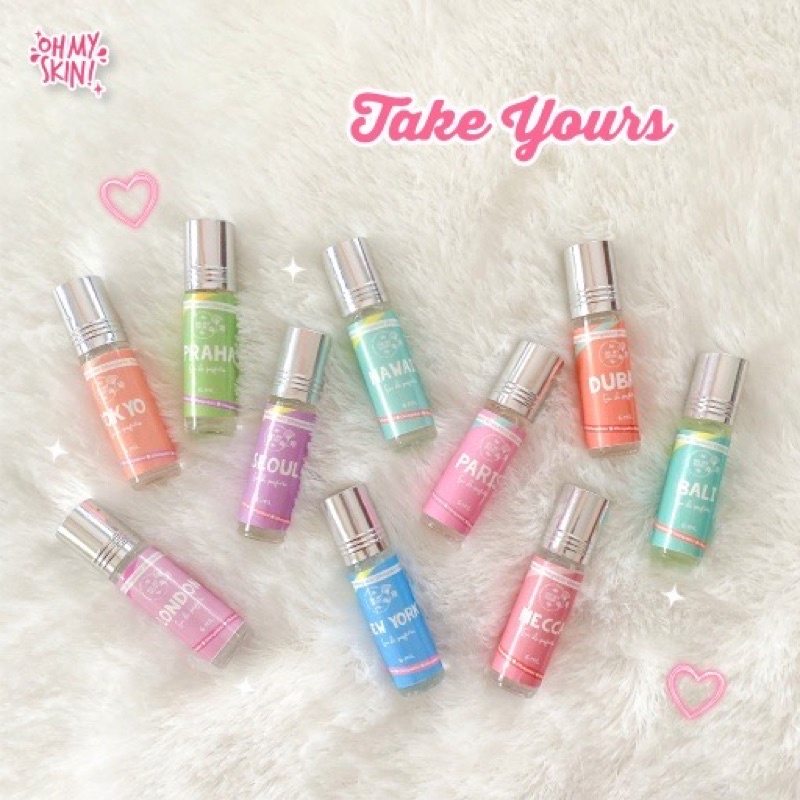 OH MY SKIN! EDP Eau De Parfum Roll On 6mL and Spray 30mL Parfume Inpired OMS