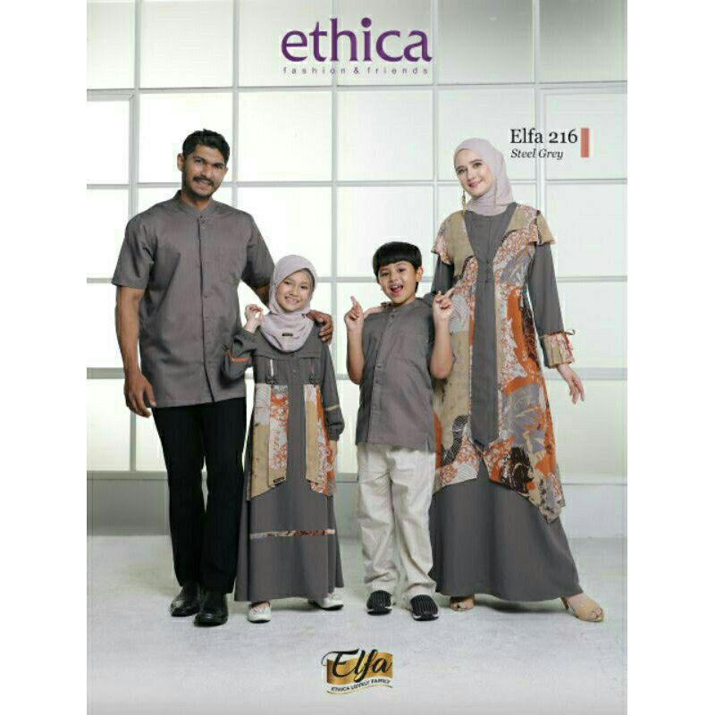 STOK TERBATAS ELFA 216 SARIMBIT KELUARGA LEBARAN By Ethica KAGUMI