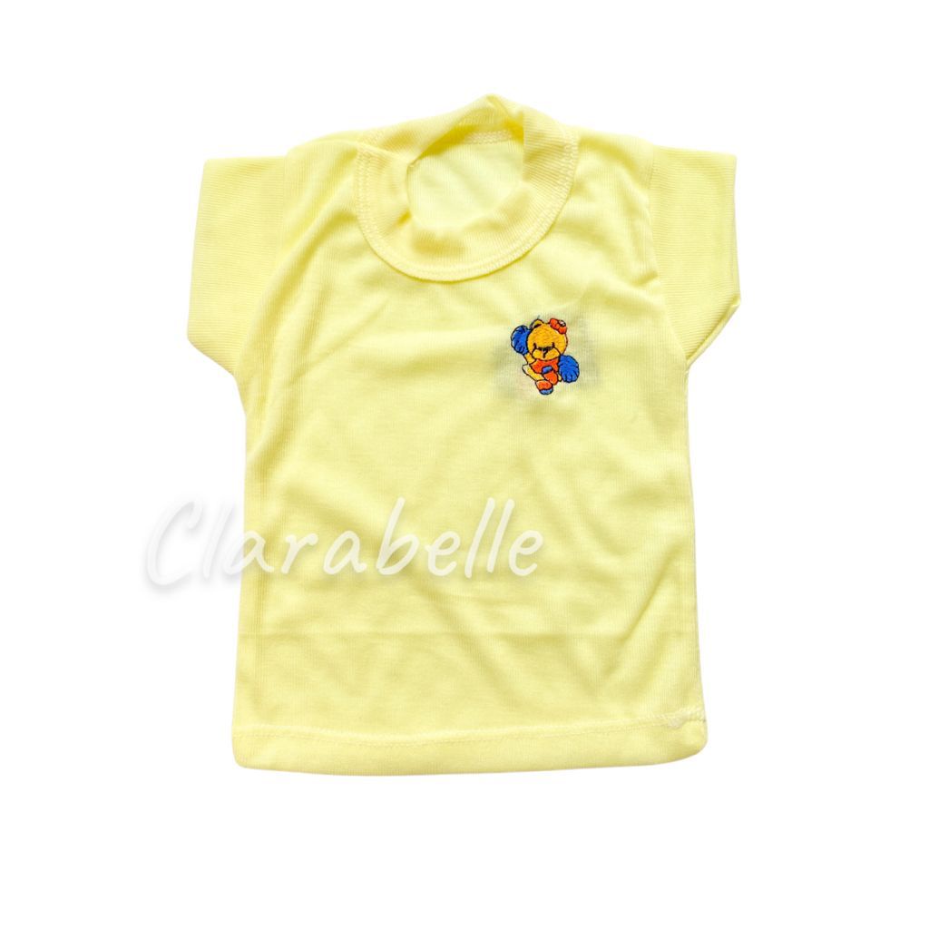 Kaos Oblong Polos Bayi Setali Motif Bordir