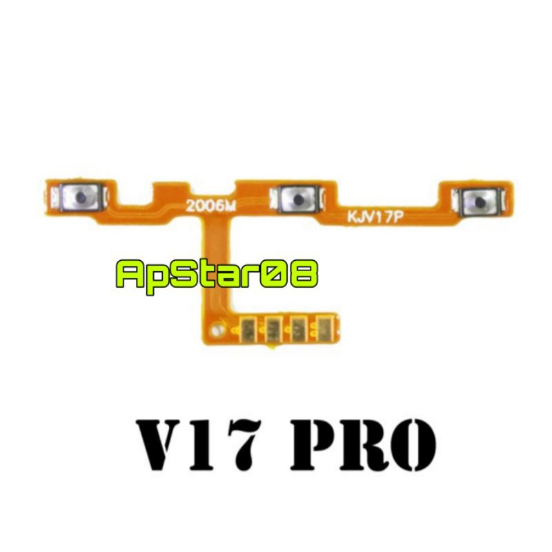 Vivo V17 pro FLEXIBEL Flexibel Fleksibel Tombol Power On Off ON OF Volume Vol VIVO V17 PRO ORIGINAL