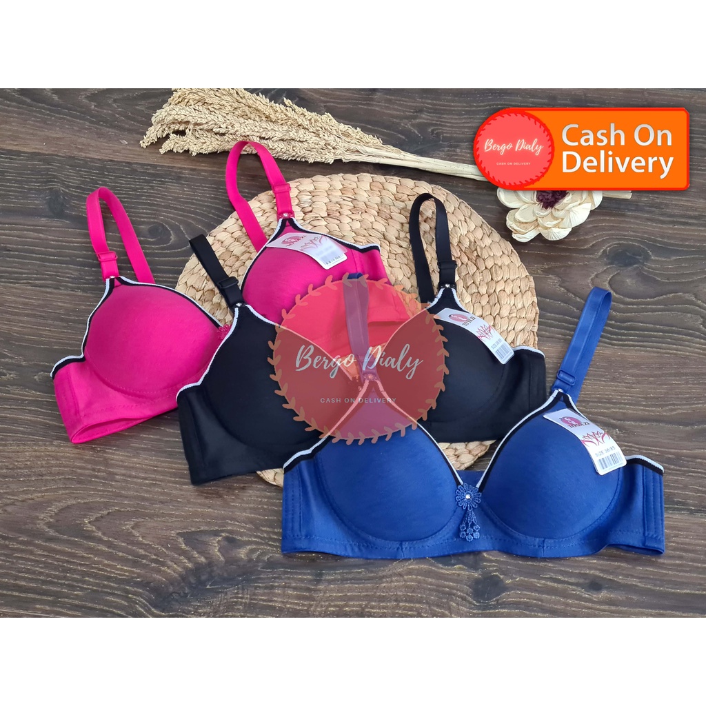 Bra bh busa tanpa kawat list size 36-42 kait 3