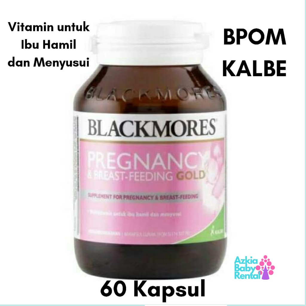 Blackmores pregnancy &amp; breast feeding gold 60 kapsul BPOM KALBE vitamin ibu hamil dan menyusui