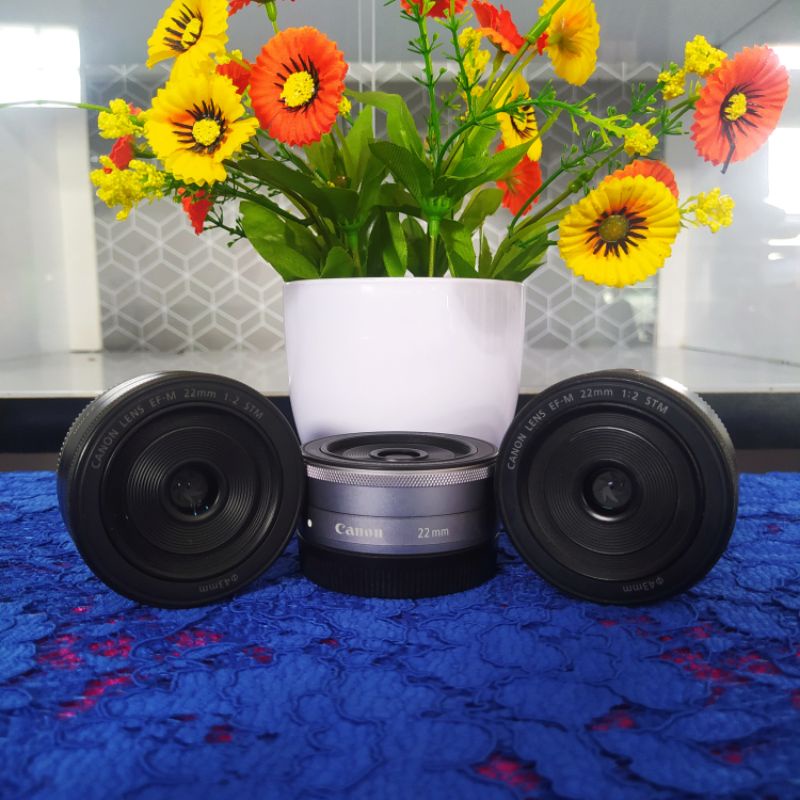 Lensa Fix CANON 22mm STM For CANON Kamera Mirrorless