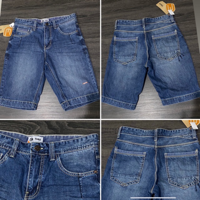 CELANA PENDEK JEANS EMBA CASUAL ORI