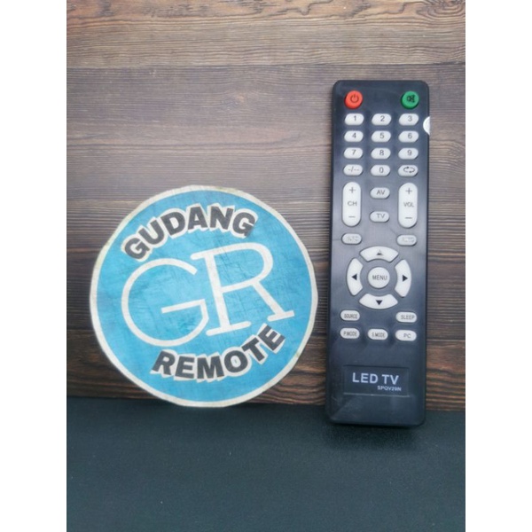 Remote remot TV LCD LED JUC, Aoyama dan Ikedo SPQV29N