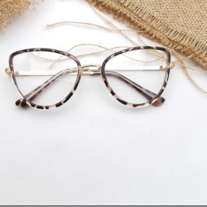 KACAMATA MINUS FRAME AMAYA LENSA ANTI RADIASI  KACAMATA PHOTOCROMIC | KACA MATA WANITA CAT EYE 98525