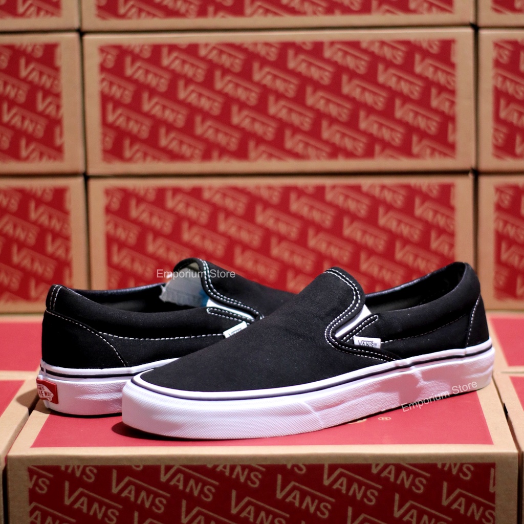 Vans Slip on Classic Black White