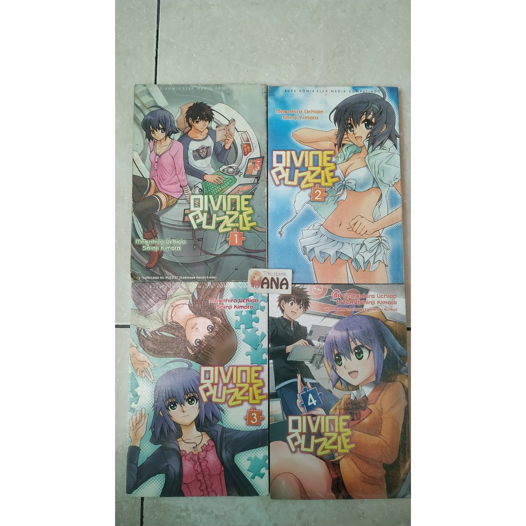 Komik SET Divine Puzzle 1-4 Tamat (Masashiro Uchida & Shinji Kimoto)