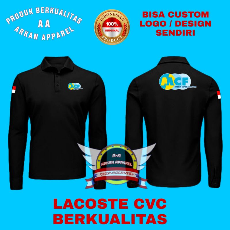 KAOS KERAH KREDIT SPEDA MOTOR MCF KAOS POLO SHIRT MCF