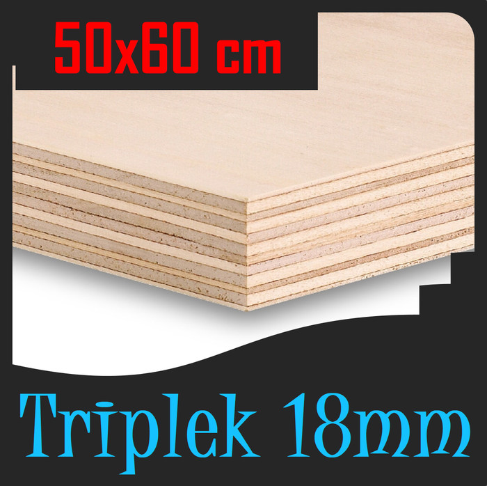 Triplek 18mm 60x50 cm Multiplek 18mm 50x60 cm