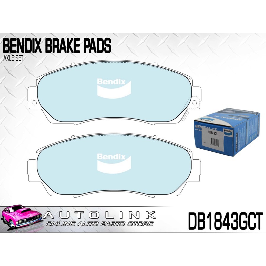 Kampas Rem CRV CR-V BENDIX Brake Pad DB 1843 GCT