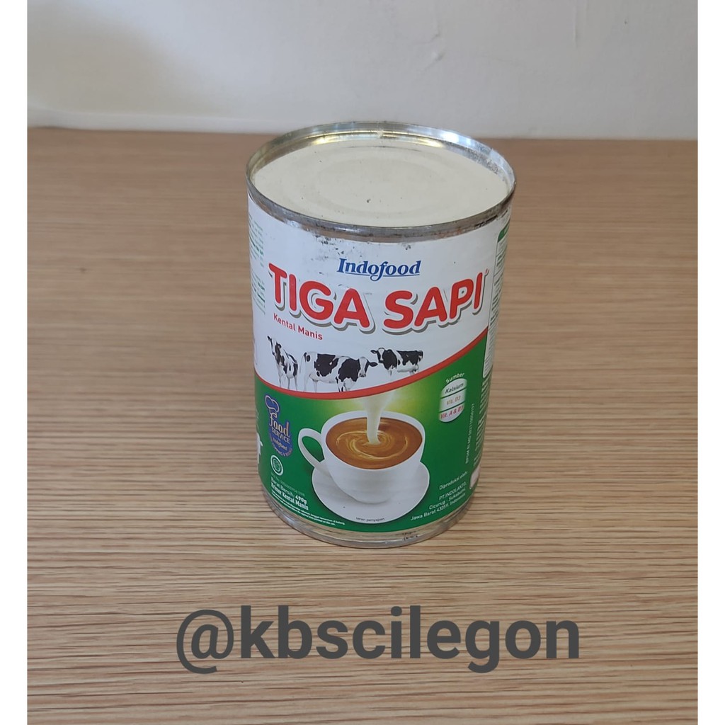 

Susu Kental Manis Tiga Sapi Kemasan 490gr