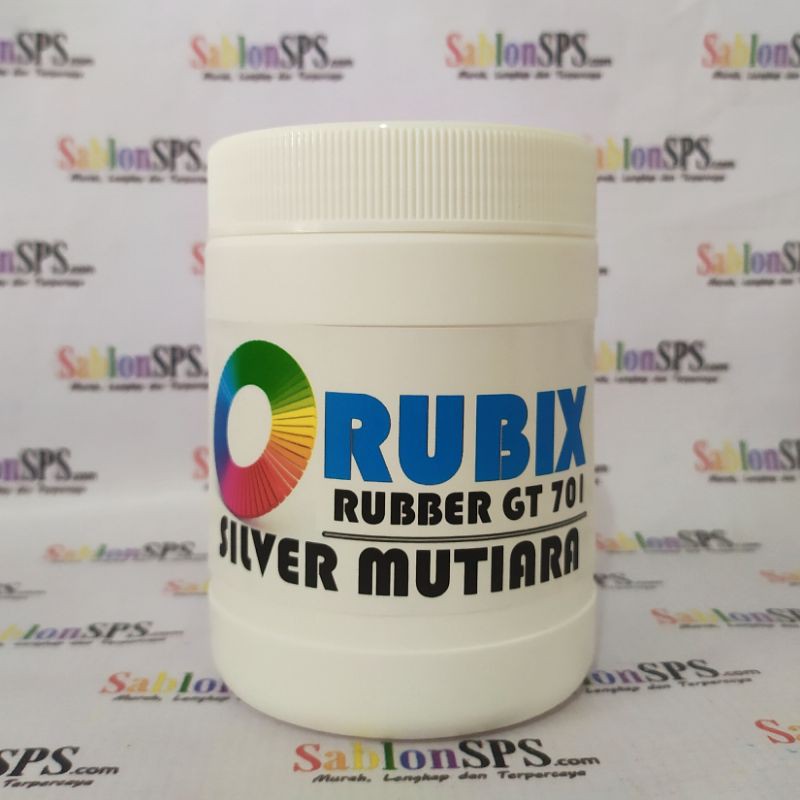 RUBIX RUBBER GT 701 SILVER MUTIARA 500GR