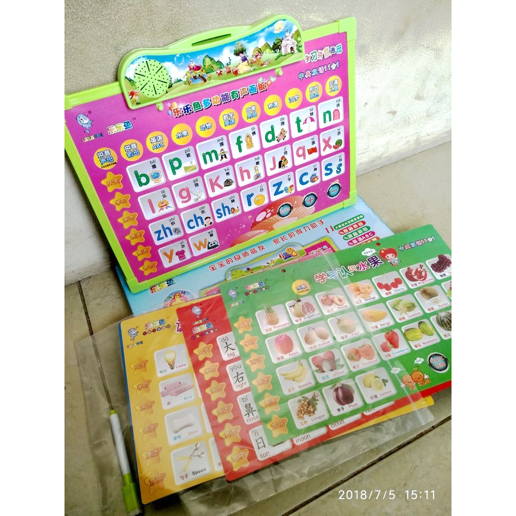 Mainan Anak Edukasi Playpad E book Buku Pintar 2 Bahasa Mainan Anak Edukasi Playpad E book Buku Pintar 2 Bahasa