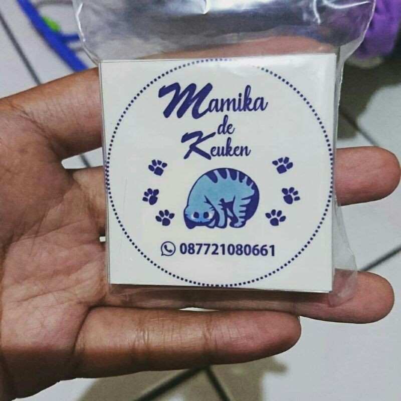 

STIKER DAGANG transparan