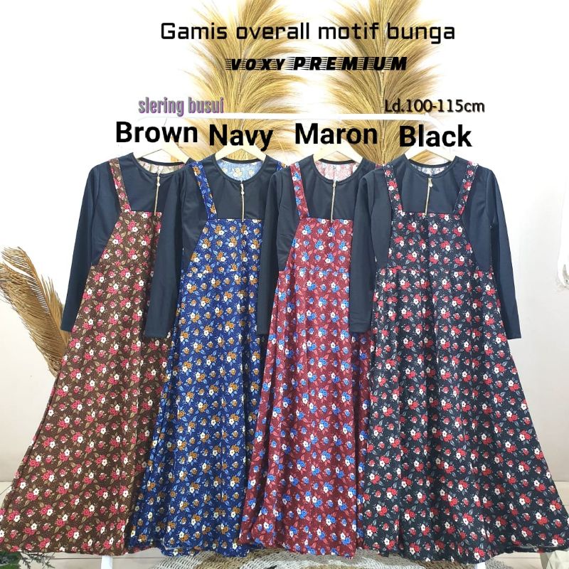 GAMIS VOXY PREMIUM MOTIF BUNGA