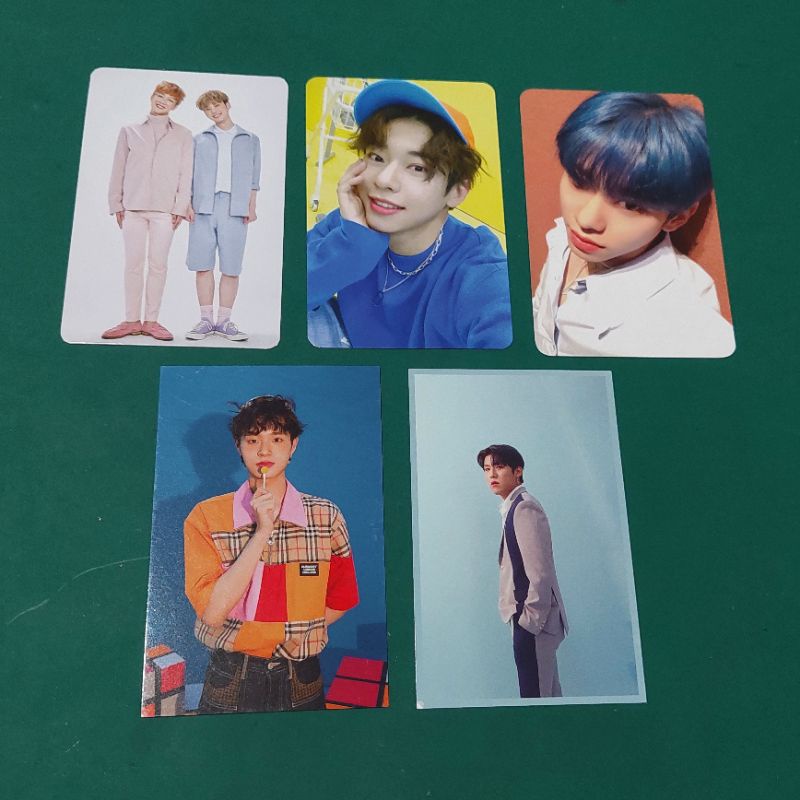 photocard mxm / ab6ix youngmin donghyun woojin daehwi vivid tony moly