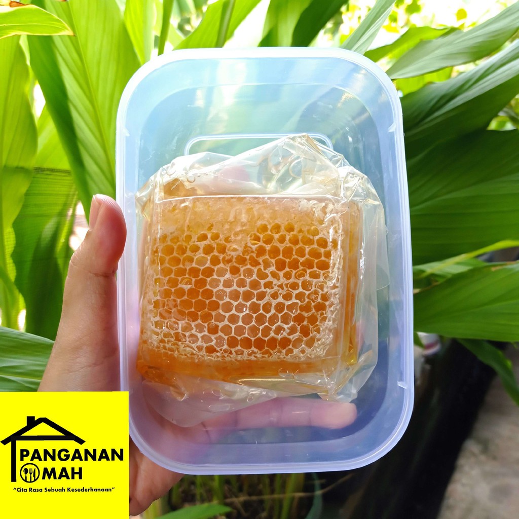 

Honeycomb Sarang Madu Mellifera Murni 250gr - Raw Honey Kualitas Super