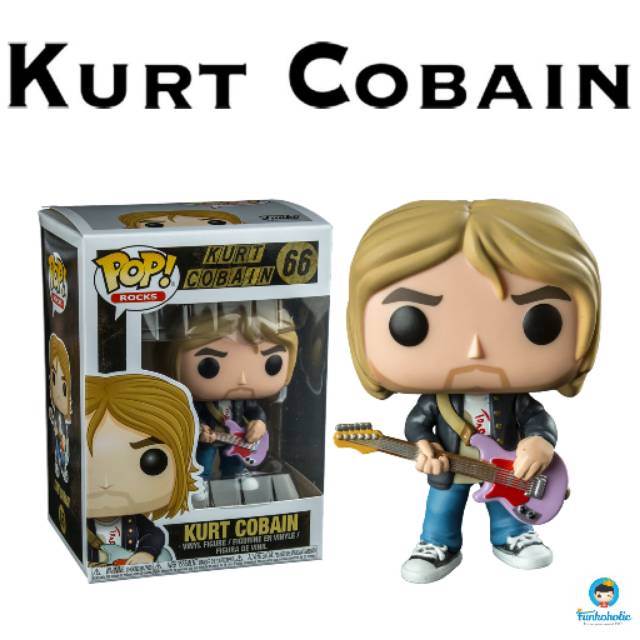 Funko POP Rocks Nirvana - Kurt Cobain with Black Sweater (Live and Loud) [Exclusive] #66
