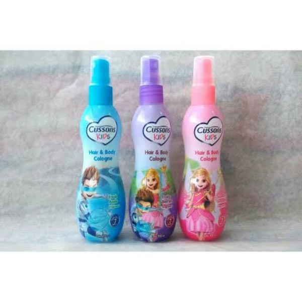 [PEWANGI RAMBUT &amp; BADAN ANAK ANAK] [100ML] [BPOM] CUSSONS KIDS Hair &amp; Body Cologne Fresh Apple | Fruity Berries |