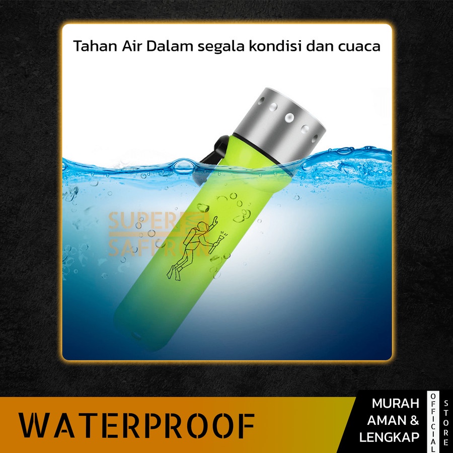COD!!!!Lampu Senter Selam Profesinal Awet Dan Tahan Lama Bisa Dicharger Kapan Saja
