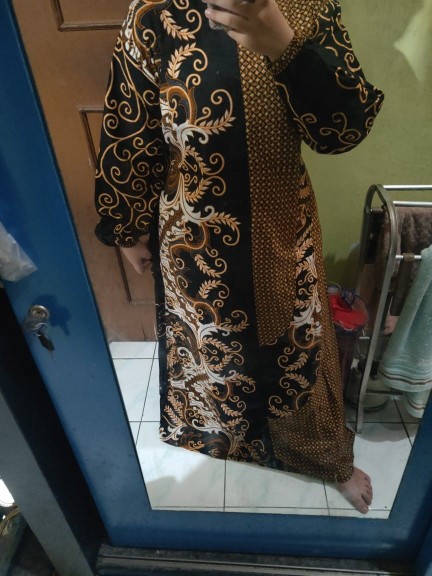 Couple Batik Kombinasi Gamis Standar & Jumbo || Baju Batik Couple Murah