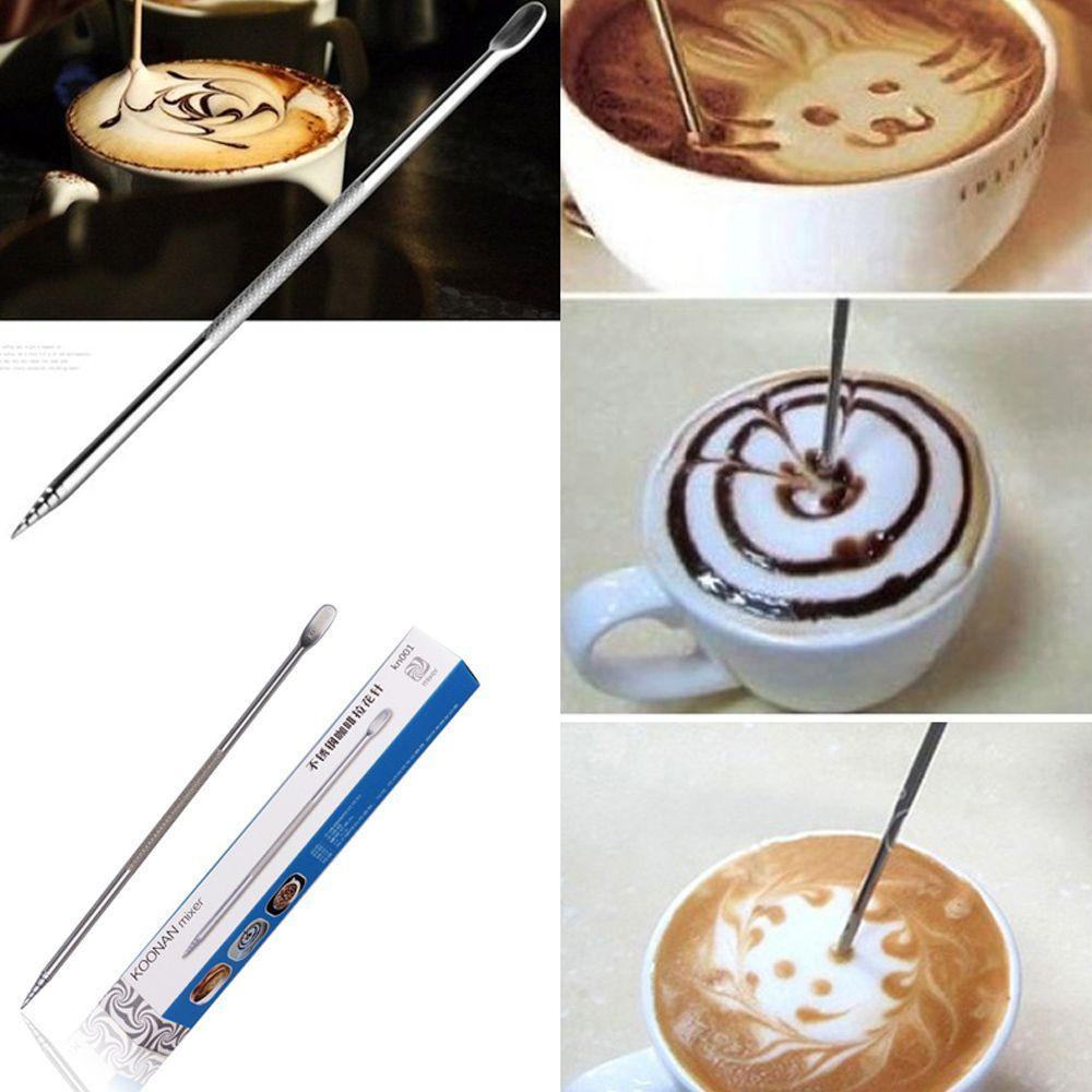 QUINTON Pen Dekorasi Kopi New Arrival Latte Espresso Stainless Steel Penjualan Panas Dapur Rumah Tangga