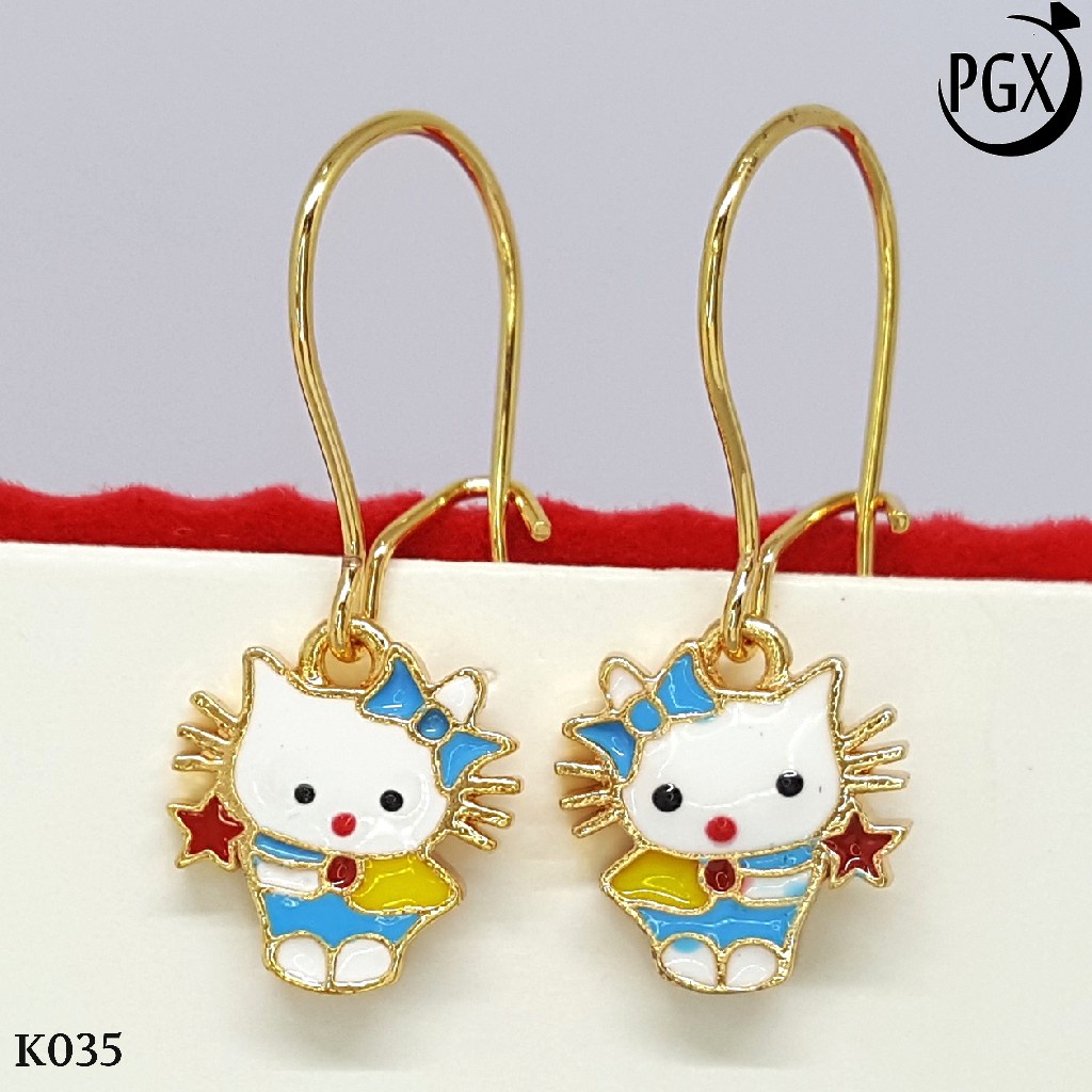 PGX Anting Anak Xuping Aksesoris Perhiasan Lapis Emas Premium - K035