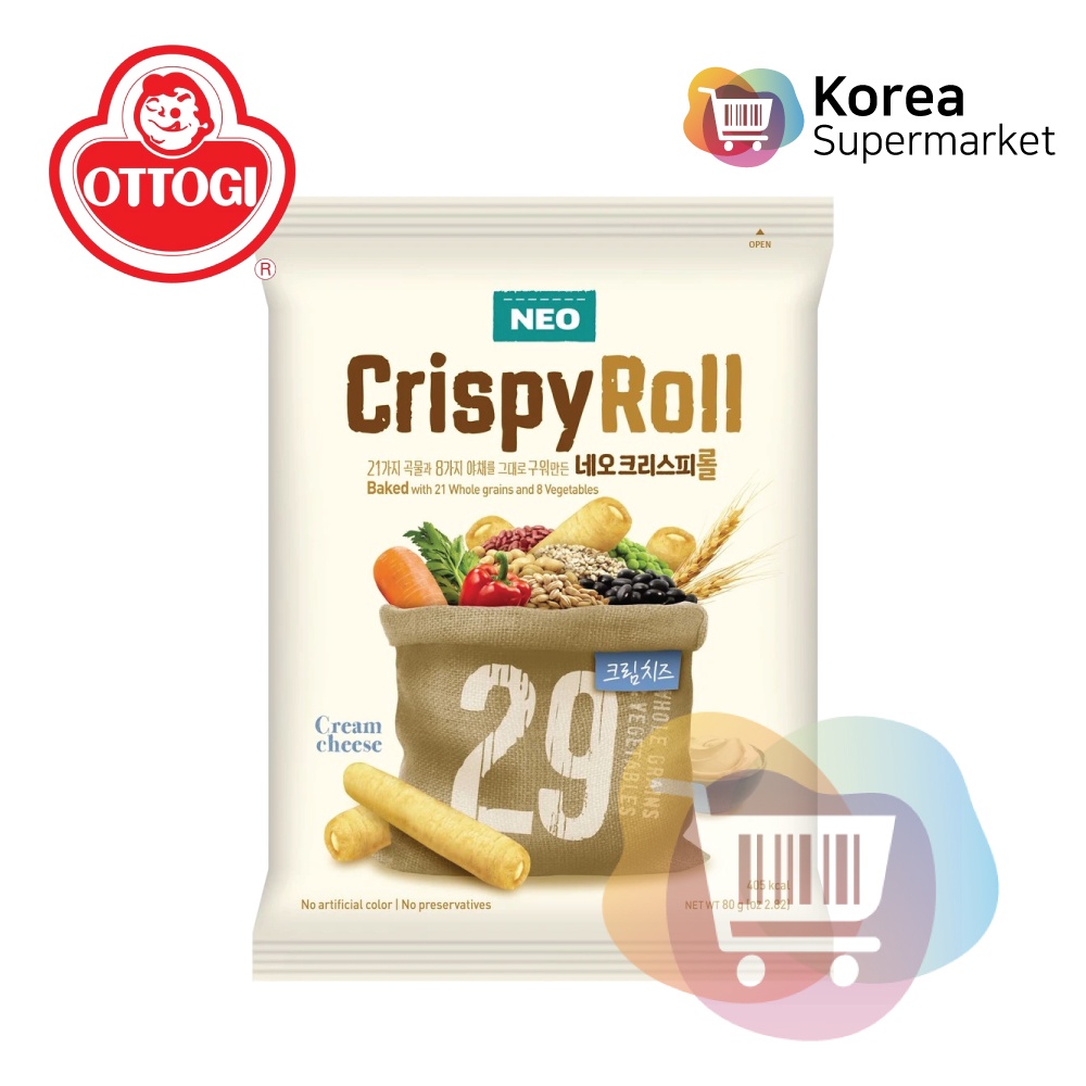 

[PRODUK DISKON] Neo Crispy Roll Cream Cheese 80gr - Korea Healthy Snack