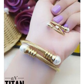 Gelang cincin titanium terlaris UPF037