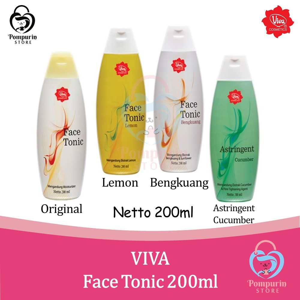 Jual [besar] Viva Face Tonic Penyegar Wajah 200 Ml Shopee Indonesia