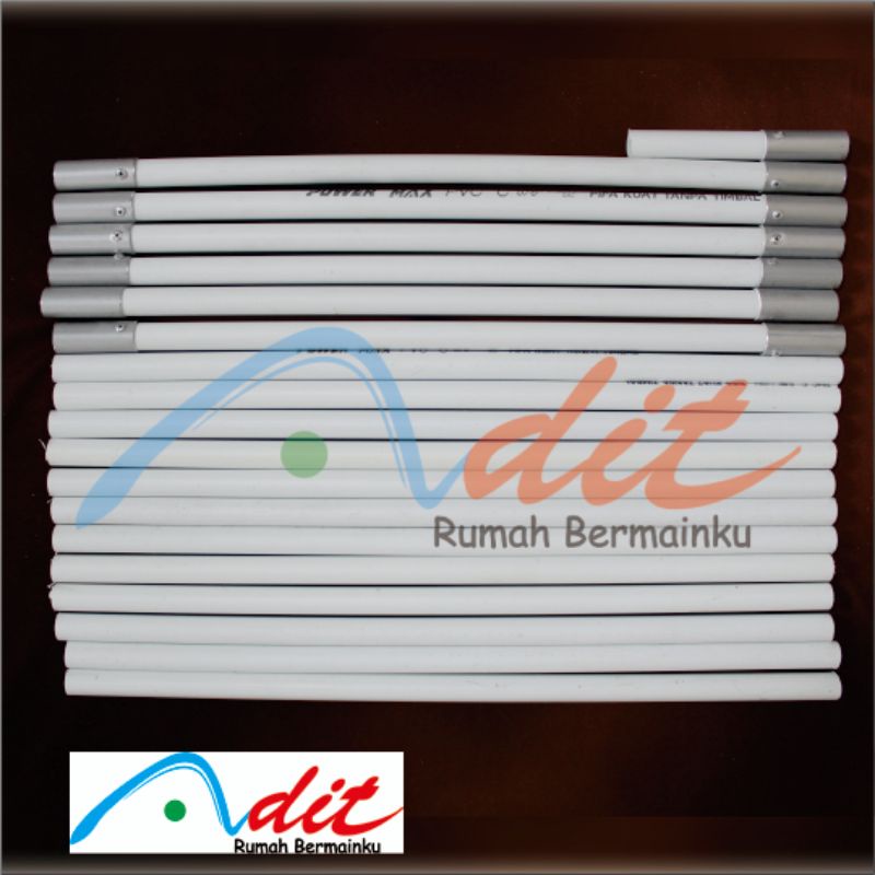 Pipa pralon tenda anak/Tiang tenda anak lokal