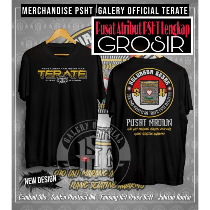 Kaos Psht Kaos Sh Terate Kaos Ashter Pusat Madiun Kaos Keren Fashion Pria Wanita Merchandise Terbaru Lazada Indonesia